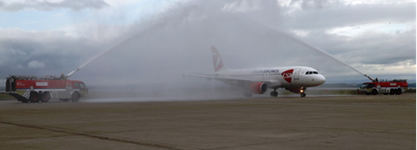 Liverpool John Lennon Airport (LJLA) celebrated Czech Airlines’ inaugural service from Liverpool to Prague 
