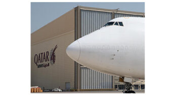 Qatar Airways Cargo’s first Boeing B747 freighter completed its first flight from Doha to Hong Kong