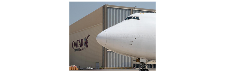 Qatar Airways Cargo’s first Boeing B747 freighter completed its first flight from Doha to Hong Kong