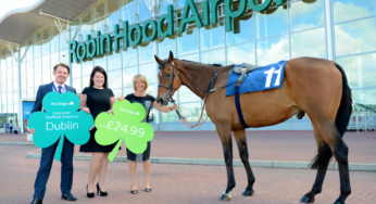 Doncaster Sheffield Airport, Aer Lingus and Doncaster Racecourse partner to raise awareness of the Aer Lingus winter Doncaster – Dublin route