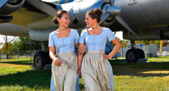 Lufthansa crew will appear in anniversary costumes to celebrate the airline’s 60th birthday