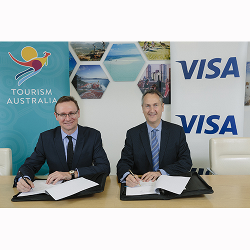 Tourism Australia, Visa partner on increasing the number of international holiday makers Down Under 