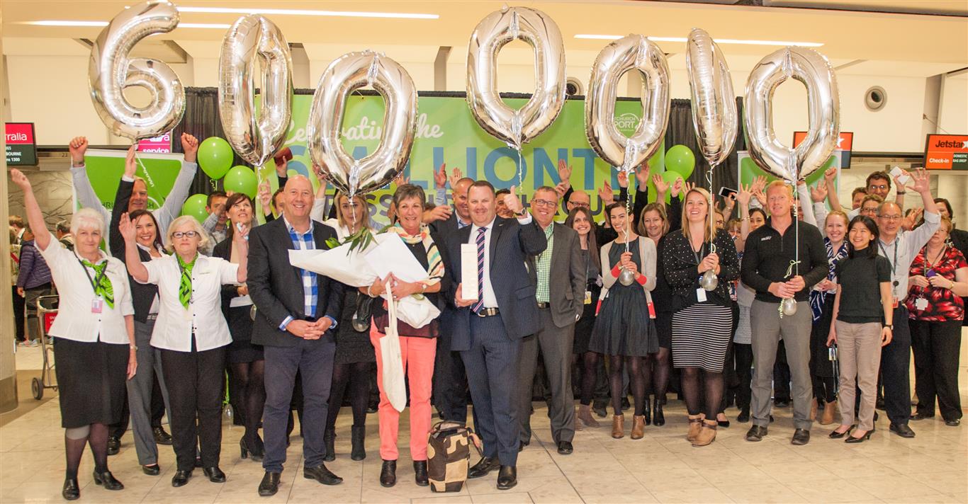 Christchurch airport welcomed its six-millionth passenger in a year 