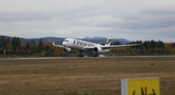 Finnair’s Airbus A350 XWB marks first-ever visit to Norway at Oslo Airport