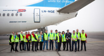 Norwegian, UNICEF sent aircraft fully loaded with school supplies and emergency aid to Jordan for Syrian refugee children