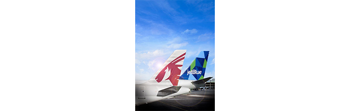 Qatar Airways expands its code-share partnership with JetBlue 