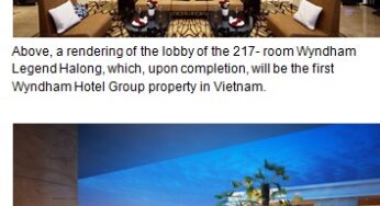 Wyndham Hotel Group announced an agreement for its first property in Vietnam