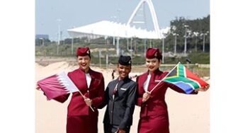 Qatar Airways increases operations in South Africa with the launch of new services between Doha and Durban