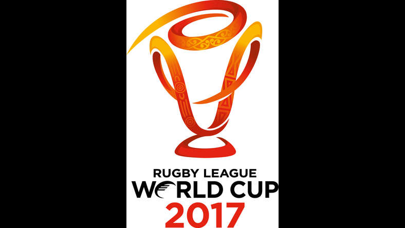 The new Rugby League World Cup logo represents the diversity of the hosting partners – Australia, New Zealand and Papua New Guinea and also represents the speed and movement of the game. CREDIT: Rugby League World Cup 2017