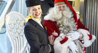 Santa flew back to Lapland with Lufthansa flight from Munich to Kittilä Finland