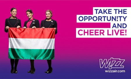 Wizz Air announces special flights from Budapest to France in June 2016 for football fans of the Hungarian National Team