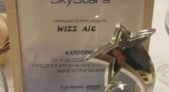 Wizz Air won the Sky Star Award as the preferred budget airline