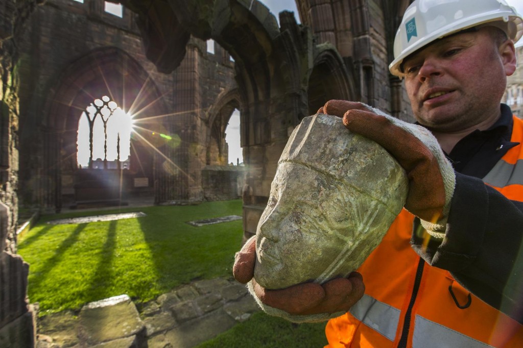 Historic Environment Scotland: medieval carved stones return home to Elgin Cathedral for exhibition on Easter weekend