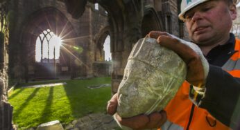 Historic Environment Scotland: medieval carved stones return home to Elgin Cathedral for exhibition on Easter weekend