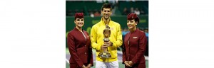 Qatar Airways and Qatar Duty Free congratulate winner Novak Djokovic on his tournament win