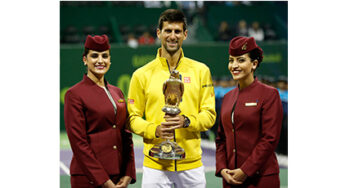 Qatar Airways and Qatar Duty Free congratulate ATP tournament winner Novak Djokovic