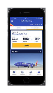 Our new app is your digital pilot, guiding you through the Southwest experience. It’s loaded with easy to use features like express check out and mobile boarding pass with Apple Wallet.