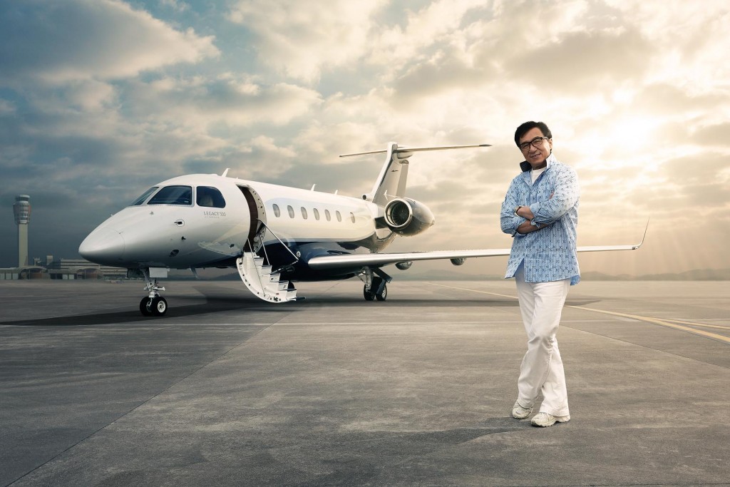 Embraer: Jackie Chan becomeS the first customer in China to take delivery of Legacy 500
