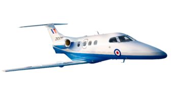 The Embraer Phenom 100 jet selected to provide multi-engine pilot training to armed forces aircrew in the United Kingdom