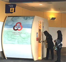 Oakland International Airport supports nursing mothers with installation of Mamava Lactation Suites
