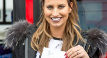 TV personality Ferne McCann achieves bus driving qualification as part of Stagecoach campaign to attract more female bus drivers