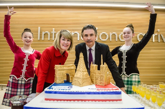 VisitScotland: Air France and Glasgow Airport celebrated start of new Paris to Glasgow route