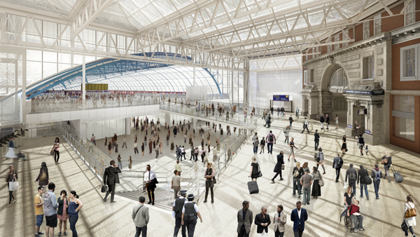 £800million worth of investment programme launched at Britain’s busiest railway station London Waterloo 
