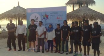 China’s World Table Tennis champion Jiang Jialiang in Maldives for 24 hours Table Tennis marathon to celebrate World Table Tennis Day