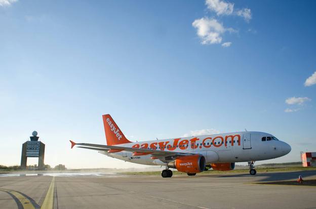 Budapest Airport celebrated easyJet's inaugural flight from Lyon, France to Budapest, Hungary