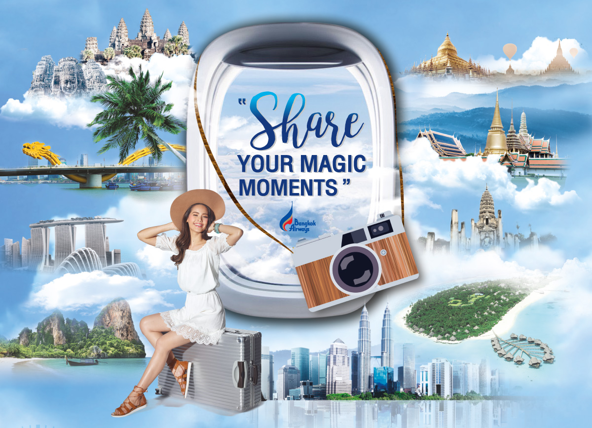 Bangkok Airways celebrates its 48th anniversary with the launch of photo contest "Share Your Magic Moments" 
