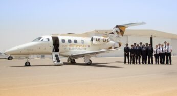 Etihad Flight College takes delivery of its first Phenom 100E from Embraer Executive Jets