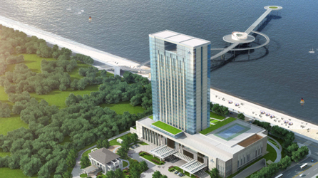 Guests of Hilton Yantai Golden Coast will also enjoy easy access to popular attractions including 37 Degree Dream Sea Water Park, Changyu Castle Winery, Cishan Hot Spring and Penglai Pavilion. Credit: Hilton Hotels & Resorts.