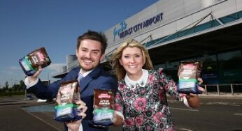 Coffee company Robert Roberts selects George Best Belfast City Airport as the latest local landmark to appear on its coffee packaging