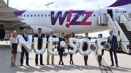 Albrecht Dürer Airport welcomes Wizz Air's new direct flights from Nuremberg to Sofia