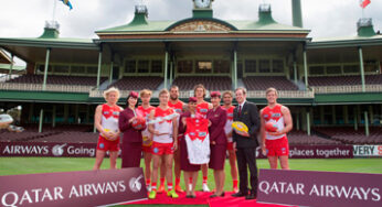 Qatar Airways announces its first major sports sponsorship in Australia as the Sydney Swans’ Official International Airline Partner