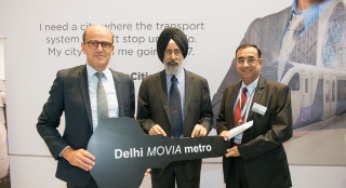 Bombardier Transportation delivers 1st of 162 metro cars for Delhi Metro