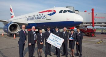 British Airways and Hamburg Airport celebrated seventieth anniversary of the Hamburg-London route