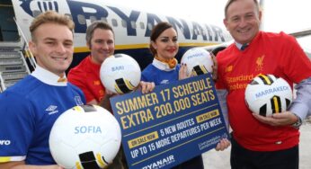 Ryanair launches its Liverpool summer 2017 schedule with 5 new destinations