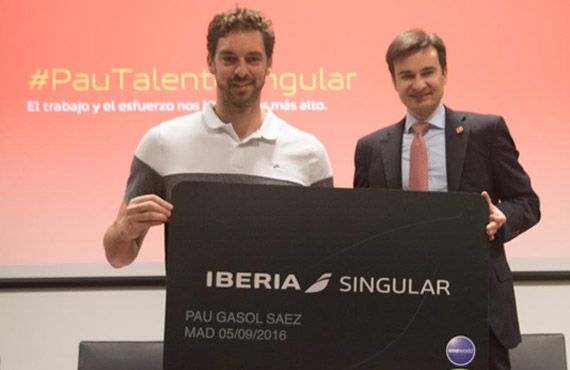 Spanish basketball star Pau Gasol becomes “ambassador” of Iberia brand