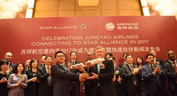 Shanghai based Juneyao Airlines to become a “Connecting Partner” of Star Alliance in 2017