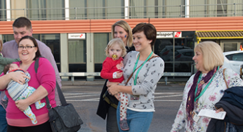 Bristol Airport: Christmas party and flight with Santa for families from two charities