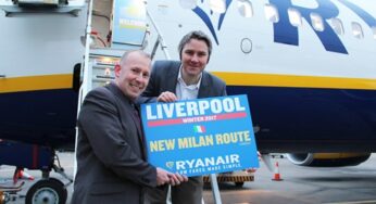 Liverpool John Lennon Airport welcomes Ryanair’s new flights from Liverpool to Milan Malpensa for Winter 2017/18