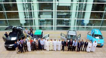 Dubai Airports highlighted its green mobility event with electric car on a 34,000 km zero-emission road trip stopped by at Dubai International