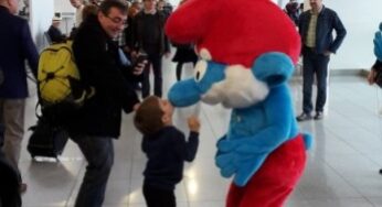 Smurfs to welcome passengers at Brussels Airport