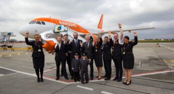 easyJet celebrated its fifth anniversary at London Southend Airport .