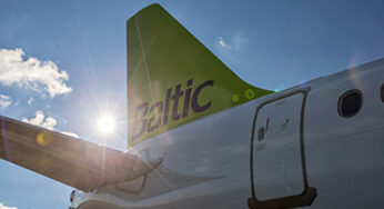 airBaltic takes delivery of its new Bombardier CS300 aircraft