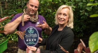 Edinburgh Butterfly & Insect World upgraded to a four-star grading by VisitScotland