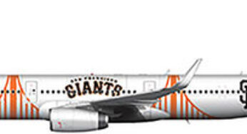 Alaska Airlines celebrates partnership with San Francisco Giants with new Giants-themed plane