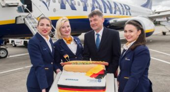 Ryanair inaugurates new daily flight from Glasgow service to Frankfurt