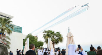 Air Display Over Doha for Qatar Airways Twentieth Anniversary